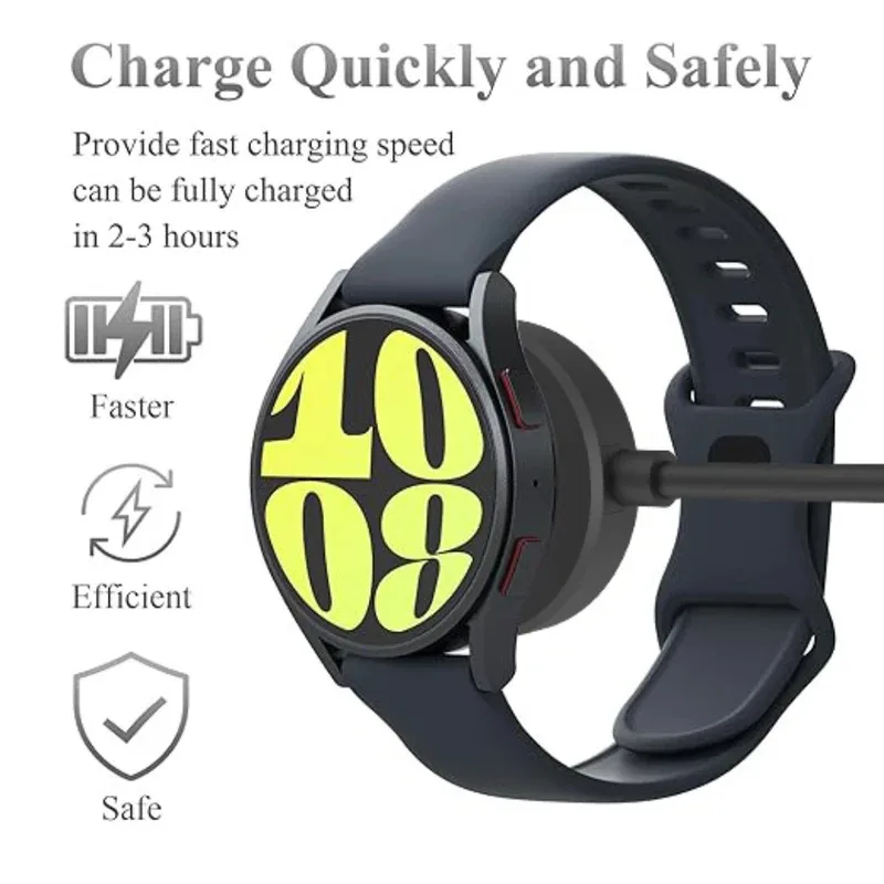 For Samsung Galaxy Watch 7/6/6 Classic/5/5 Pro/4/4 Classic/3 USB-TC Charger Smart Watch Fast Charger Cable Replacement Charger