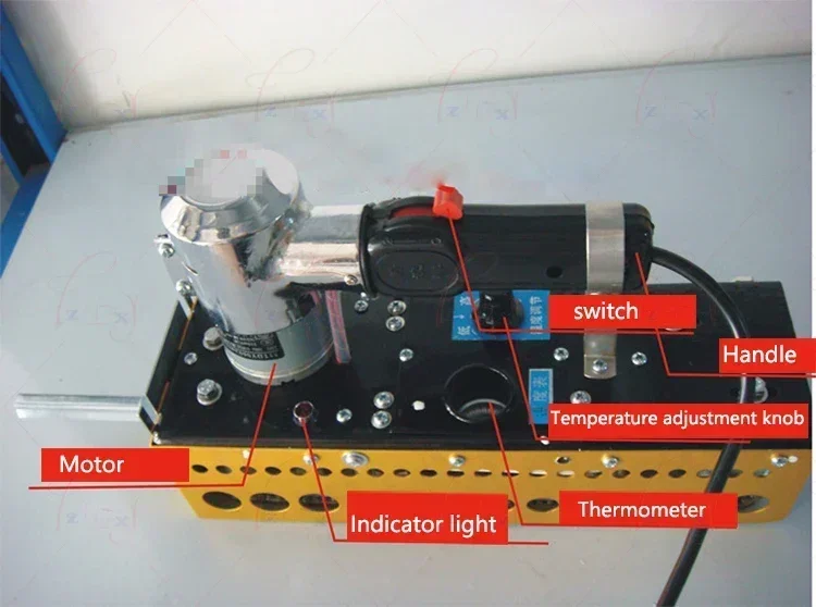 ZS-100 Portable continuous plastic bag sealing machine manual chain compound film bag sealer Sealing speed 3.3 m / min