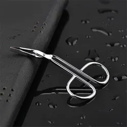 1PC Stainless Steel Scissors Shaped Eyebrow Clip Tweezers Clamp Clipper Tool Stainless Steel Eyebrow Removal Tool Make Up