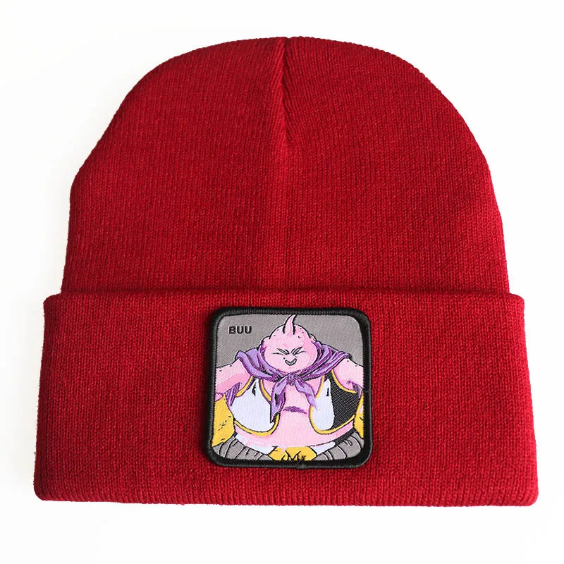 التنين الكرة ابن غوكو محبوك قبعة ماجين بو المطرزة بلا حدود الكرتون أنيمي الدافئة الهيب هوب تزلج الرياضة الصوفية قبعة للرجال النساء