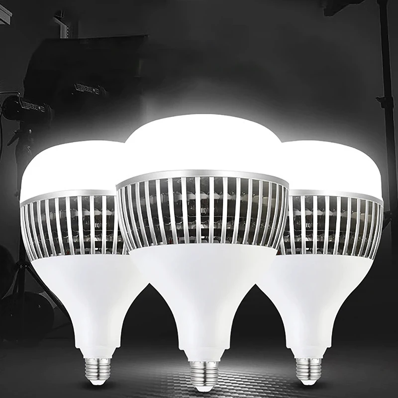1Pcs High Power E27 LED Bulb Luminaire Garage Light 220V For House For Home Lighting 50-300W High Luminosity Bulbs