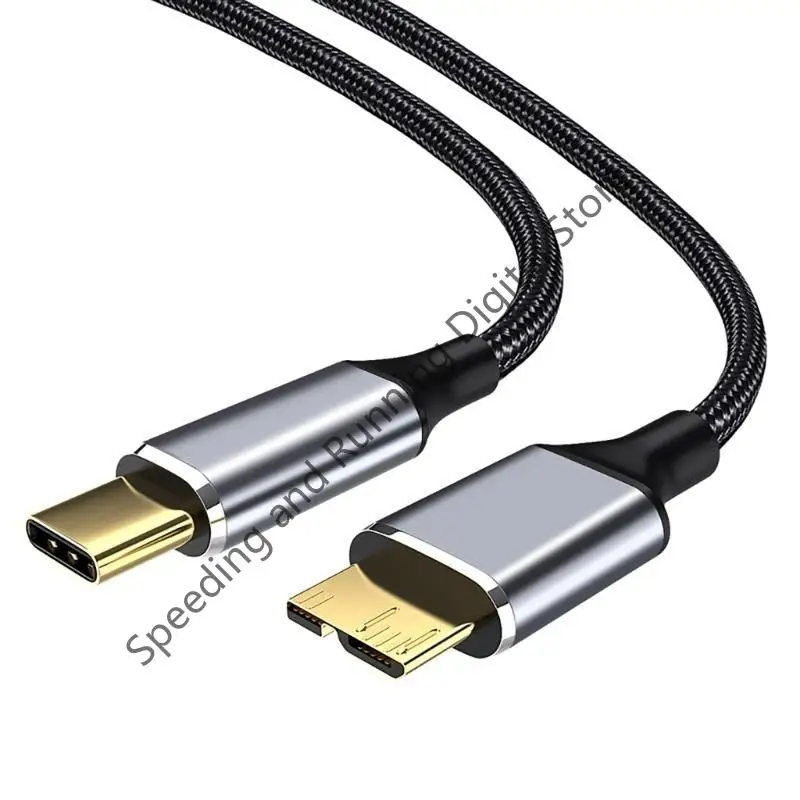 USB3.1 to Micro B USB C 3.0 Cable Type-C to Micro B Cable Connector 5Gbps External Hard Drive Disk Cable For Hard Drive Computer