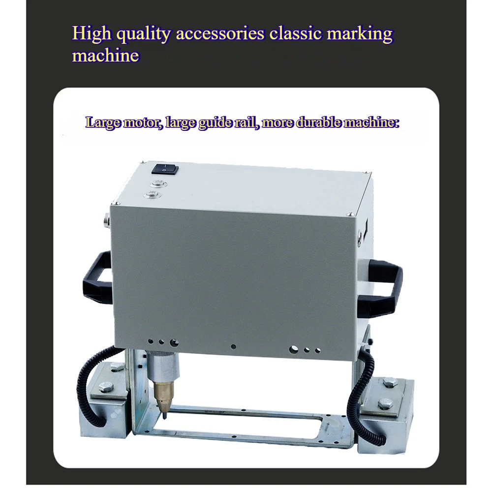 Integrated Pneumatic Lettering Machine 140x40MM for Metal Signage Nameplate Car Frame Mold