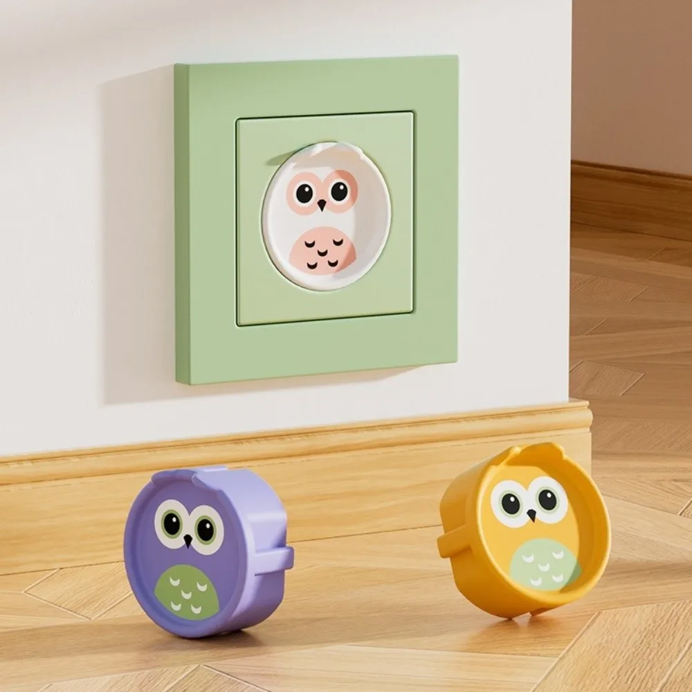 5pcs Soft Silicone Socket Covers Anti-Electric Shock Dustproof Electrical Outlet Covers Plug-in Outlet Protectors For Baby Kid