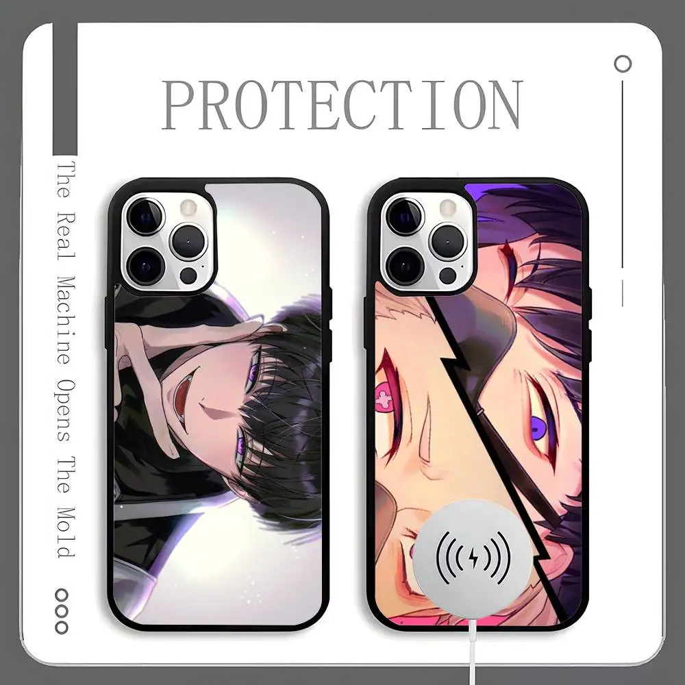 

H-Hoshina Soshiro M-Monster 8 Phone Case For Magnetic Wireless Charge Cover For iphone 16 15 14 13 12 11 Pro Max Plus Coque