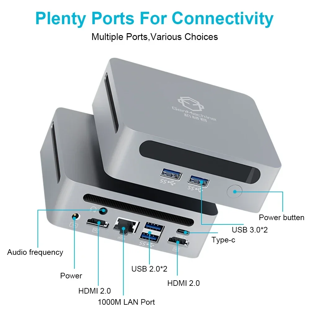 SZBOX Ryzen 7 7730U 7530U 7330U MINI PC WIFI6 BT5.2 Dual Channel DDR4 3200MHz 16GB 500GB NVME SSD Desktop Gaming Computer