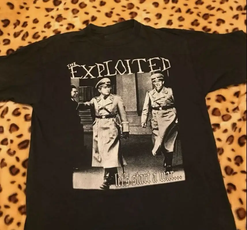 The Exploited Band For Fans Short Sleeve Black All Size Unisex Tee Shirt