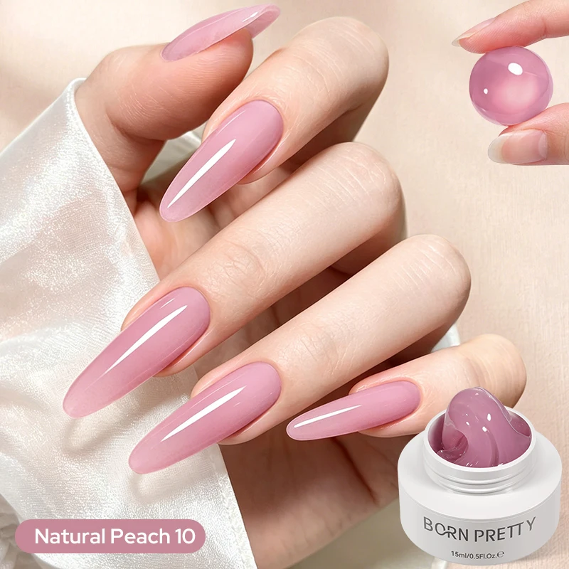 BORN PRETTY 15ml 5D Modelliergel, nicht klebend, Handmodelliergel, DIY Nagel-Schnitzgel für Schleifen, Blumen, geometrische Formen, Nageldesign
