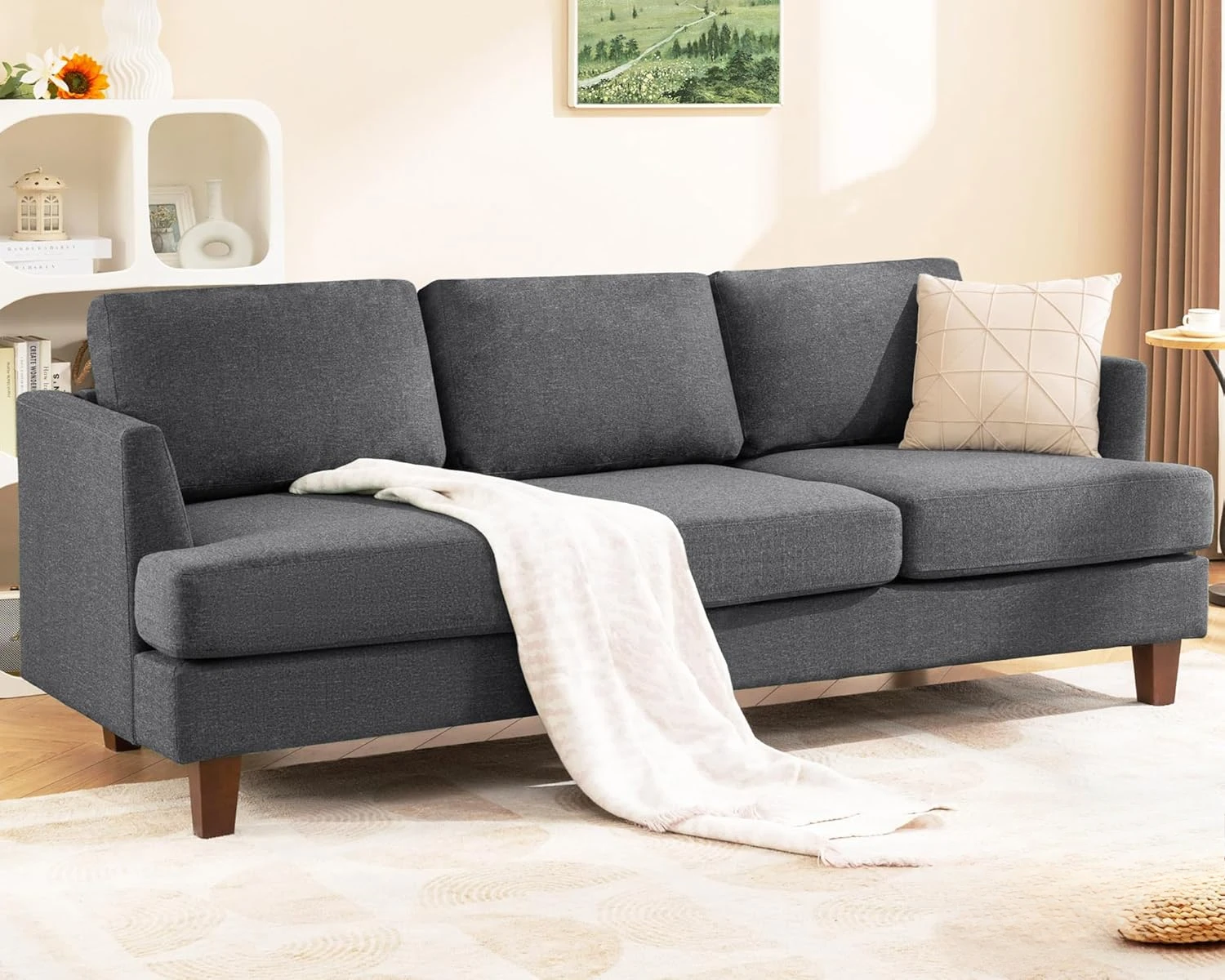 3 Seater Sofa Couch with Deep Seats, 89