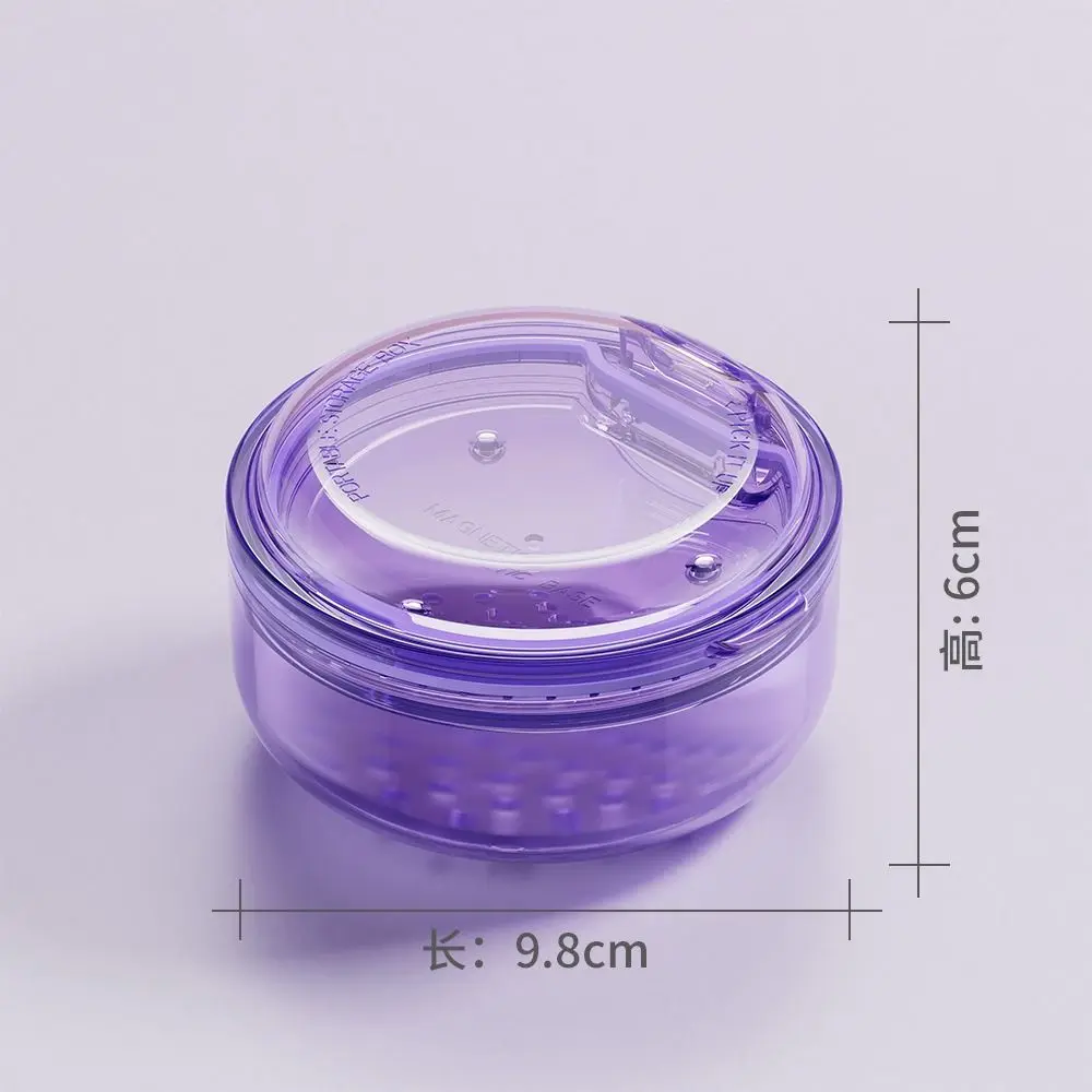 Durable Orthodontic Correction Denture Case Sealed Leakproof Teeth Braces Box Multi-function Soaking Invisible Braces Box Travel