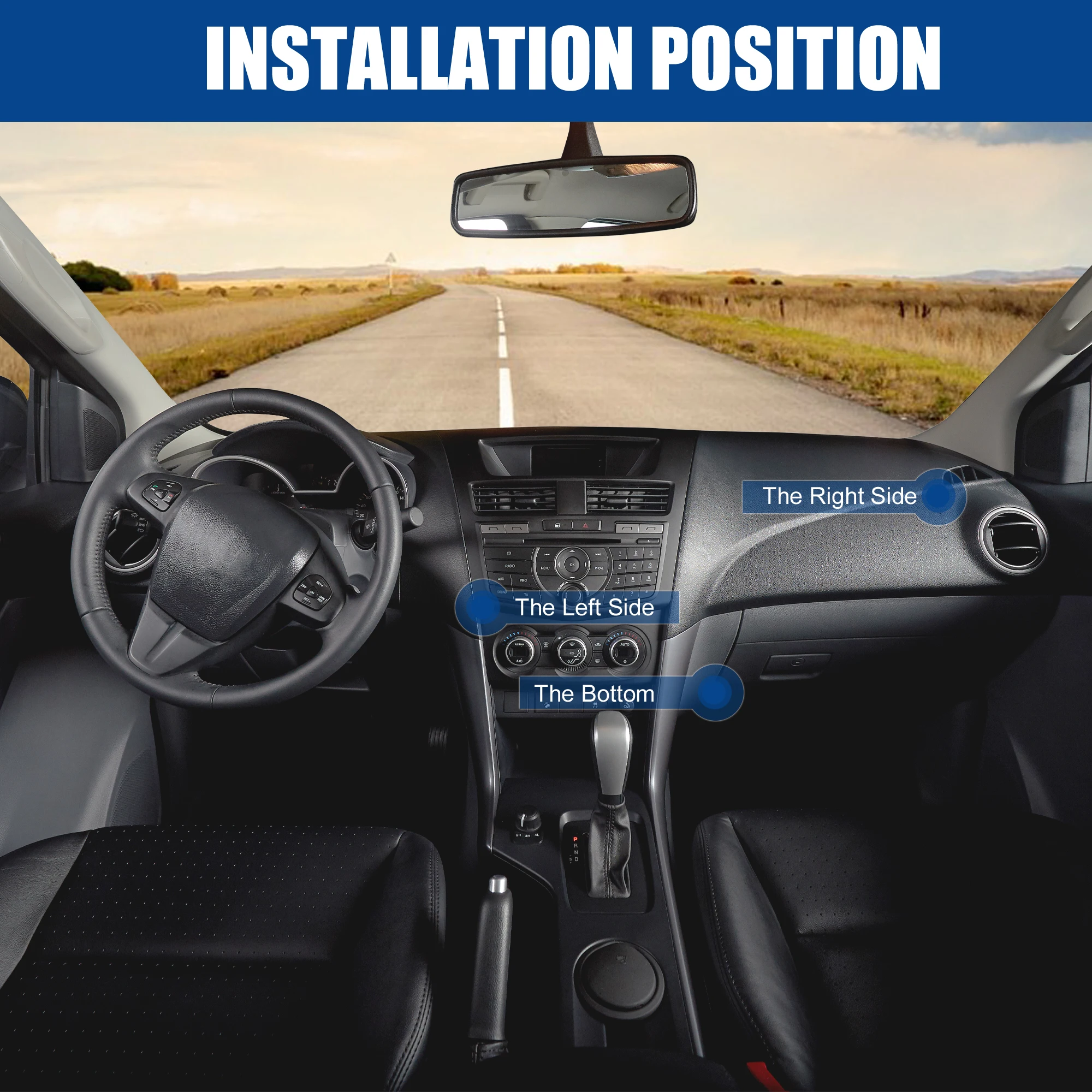 UXCELL HVAC Blend Door Actuator Heater Air Door Actuator Motor Fit for Jeep Patriot 2010-2016 for Jeep Compass 2010-2016 No.6801