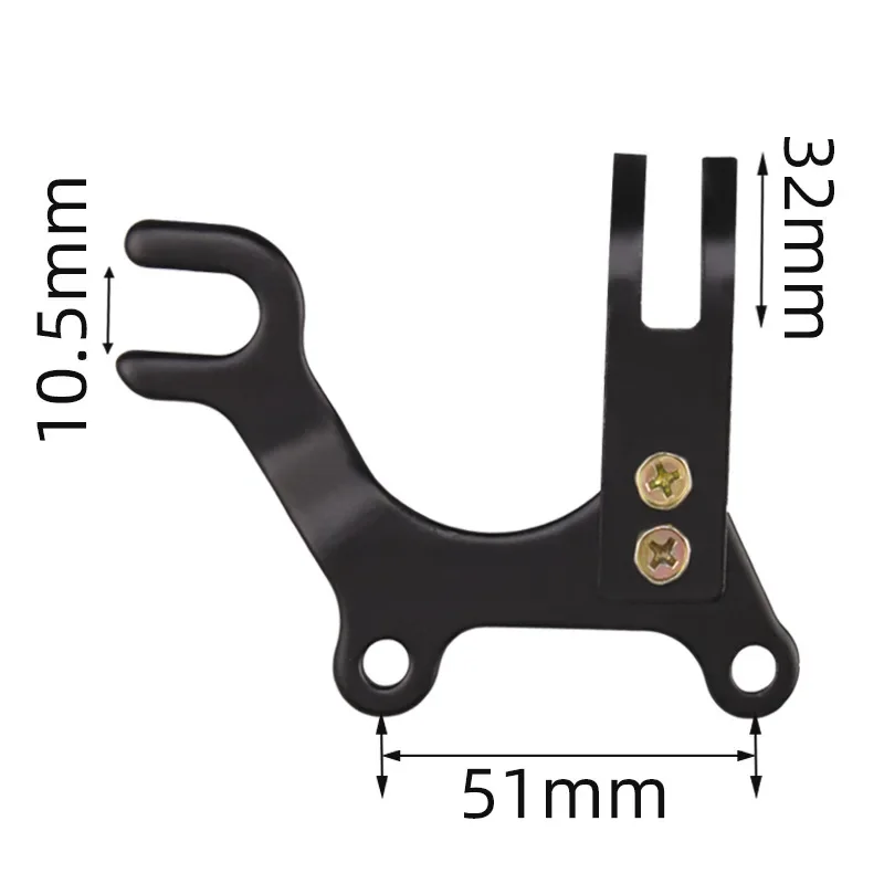 Bicycle Disc Brake Modification Bracket Frame Adapter Disc Brake Holder Mountain Bike Converter V Brake Rack Cycling Accessories