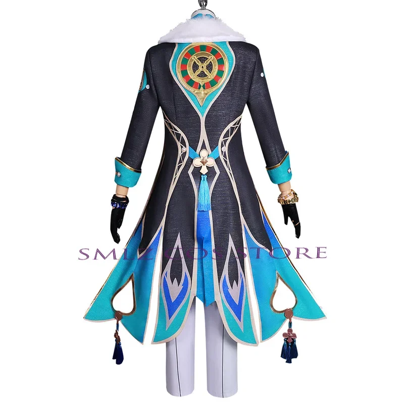 Lussuoso avventurina Cosplay Anime Honkai: Star Rail Cosplay parrucca Trench accessori uniformi vestito Halloween Party Outfit per gli uomini