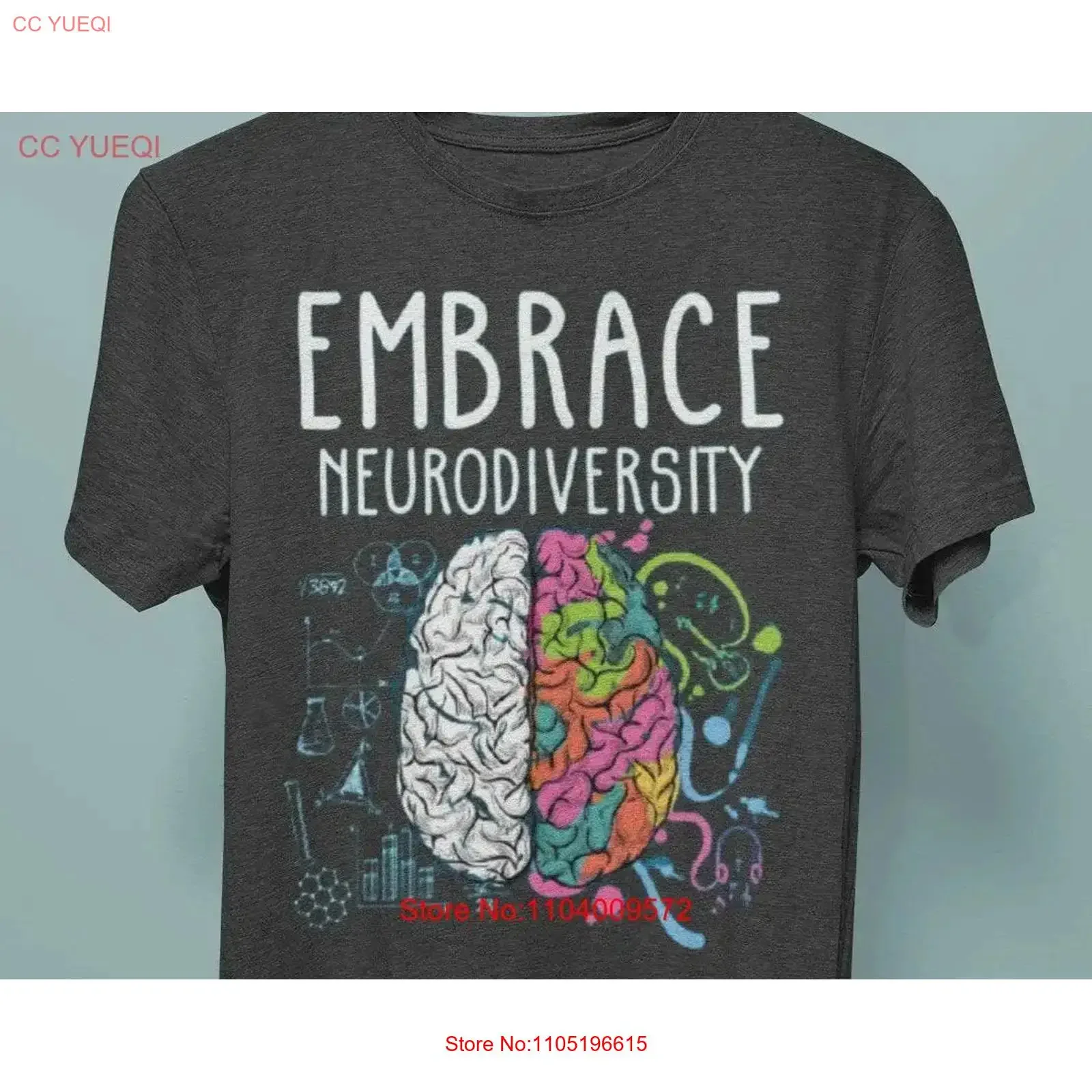 Autism Awareness T Shirt Mom April Teacher Rainbow Neurodiversity Acceptance 4xl 5xl vintage Washed Comfortable Stretched