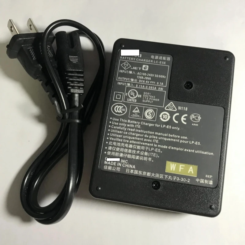 For Canon 500D 1000D 450D Camera Charge Battery LP-E5 Replacement Part