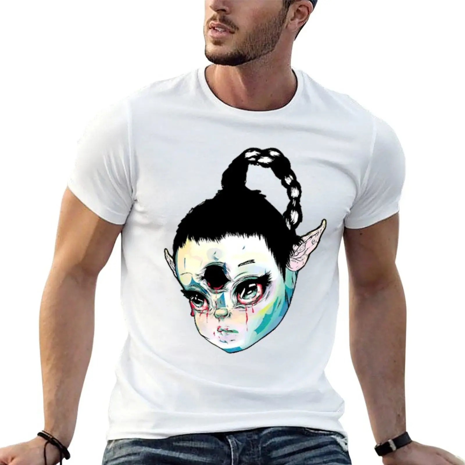 

GRIMES T-Shirt t shirts for man graphic vintage man tshirt T-Shirt
