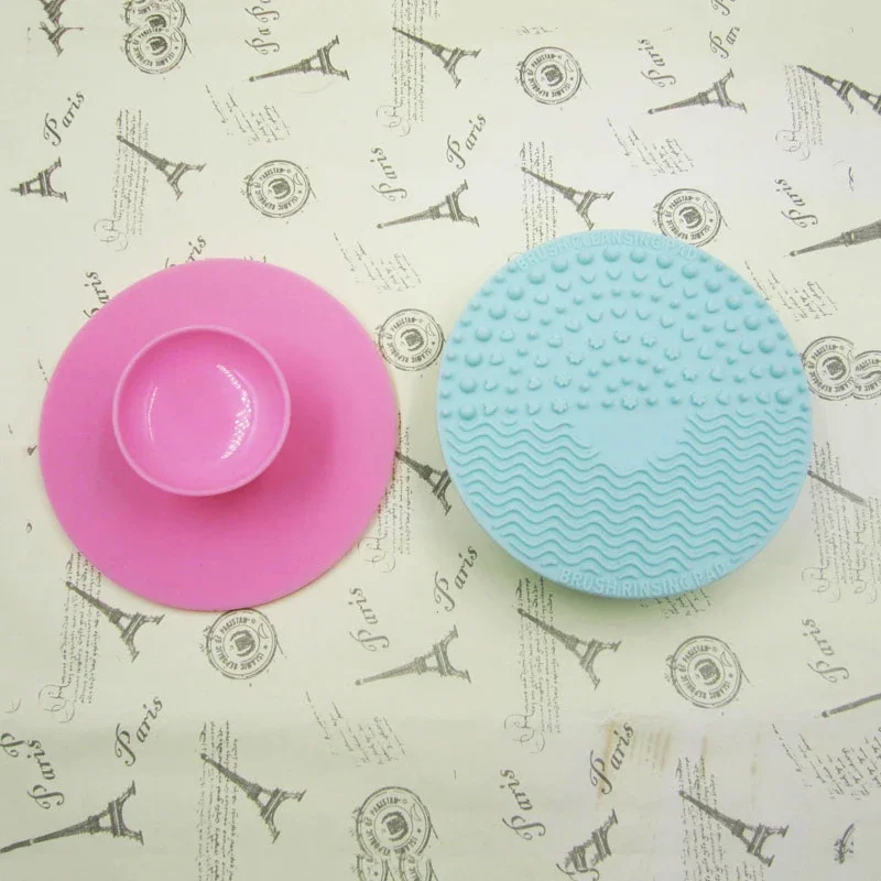 1pcs Silicone Makeup Brush Cleansing Pad Palette Brush Cleaner Cleaning Mat Washing Scrubber Pad Cosmetic Make Up Cleaner Tools