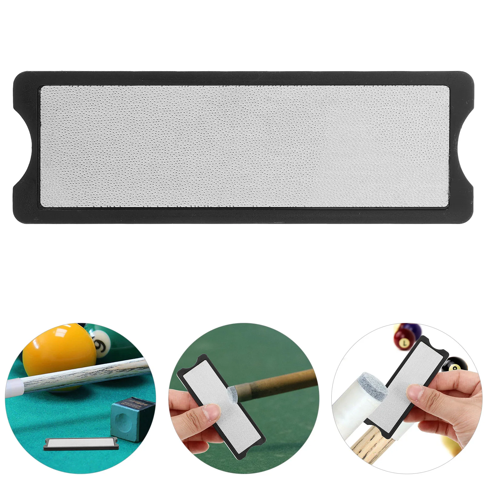 

Dual-Sided Pool Tip Shaper Tool Aluminum Alloy File Repair Kit for Billiards Snooker Cue Tips Burnisher Durable Accurate Shaping