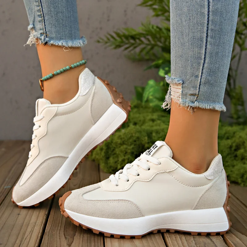 

Women's Forrest Gump Sneakers ins Trendy Super Hot Small Waist Casual Dad Shoes Flat Versatile Foot Slimming Running Shoes