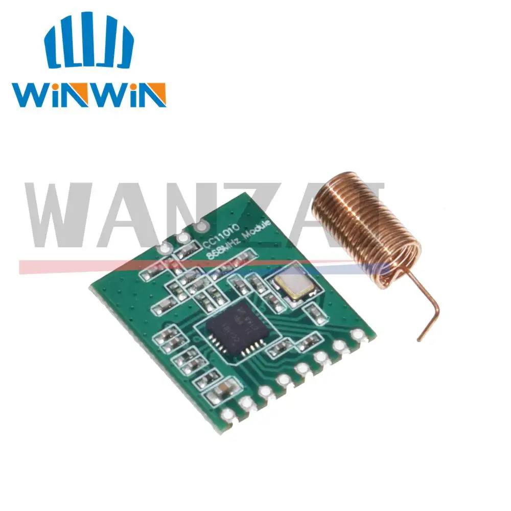 CC1101 Wireless Module Long Distance Transmission Antenna 868MHZ SPI Interface Low Power M115 For FSK GFSK ASK OOK MSK 64-byte