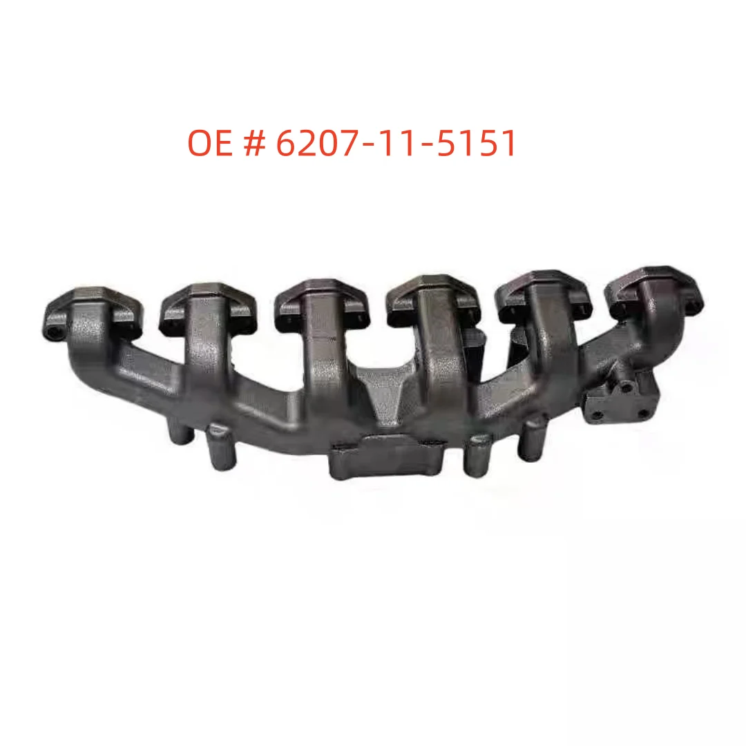 high quality new 6207-11-5151 6D95 6D95L PC200-5 PC220-5 Exhaust Manifold for Komatsu