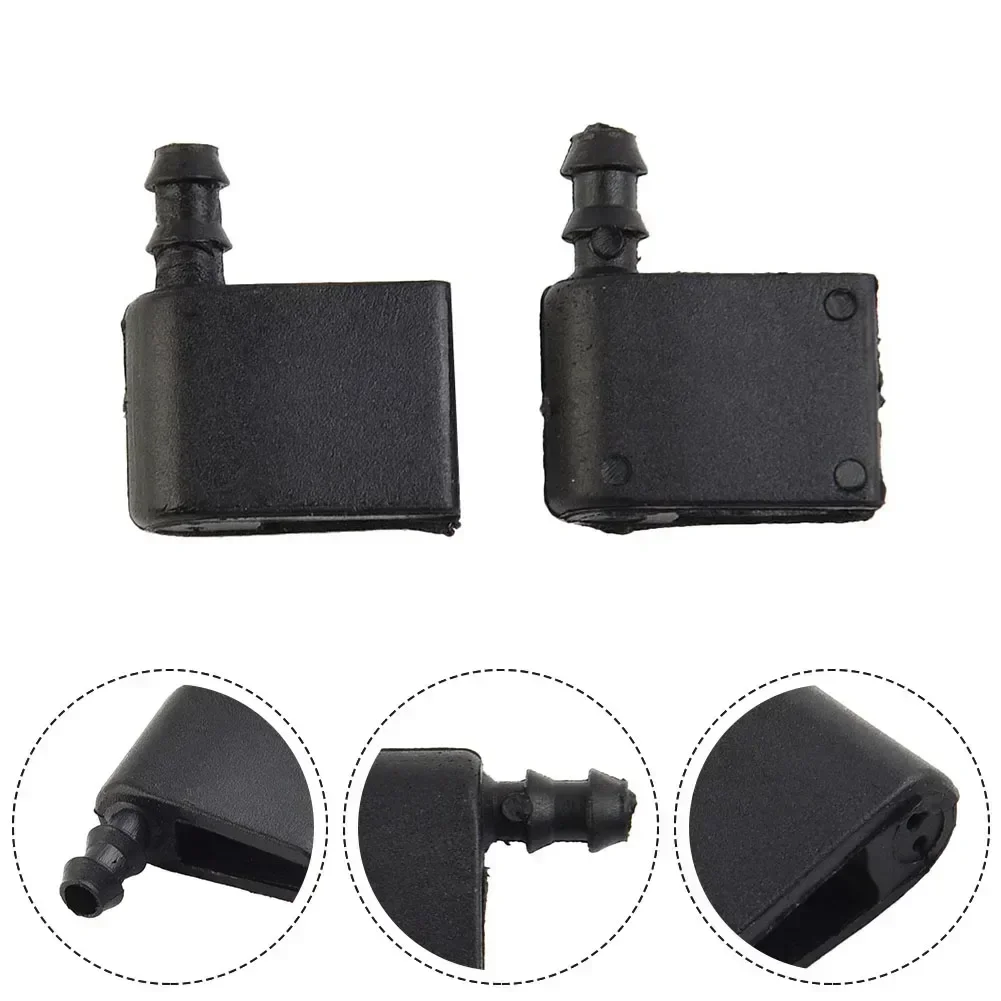 2Pcs Front Windscreen Wiper Washer Nozzle Spray Jet For Crafter 2006-2018 For Dodge Sprinter 2E1955985 2E1955986 Onto Wiper Arm