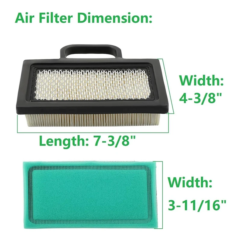 Air Filter LA135 Tune Up Maintenance Service Kit 499486 499486S For John Deere LA120 LA130 LA140 LA150 L120 LA145 D130