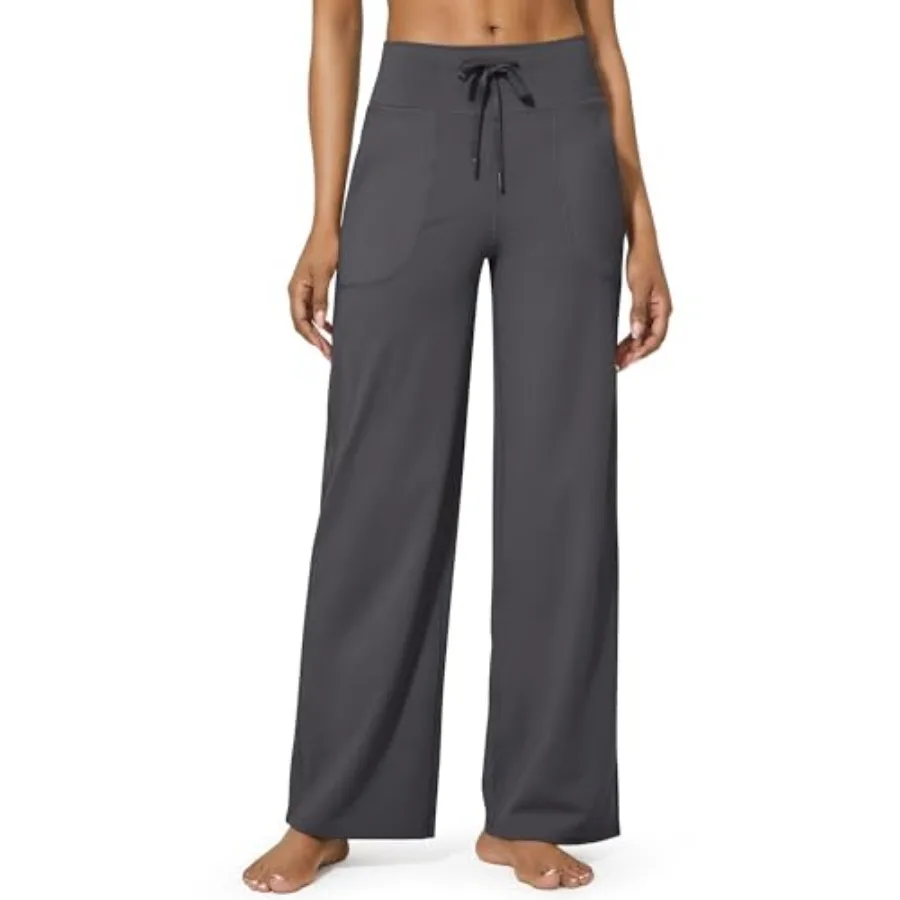 

G4Free EverGoing Wide Leg Pants for Women Yoga Pants High Waist Sweatpants with Pockets Stretch Lounge Pants Comfy Workout