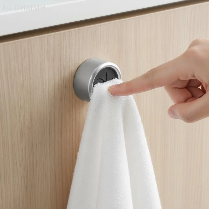 1PCS Non Punching Dishcloth Storage Clip Self Adhesive Kitchen Towel Hook Glove Hanger for Sink Organization Space Saving