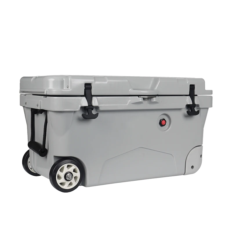 Large Plastic Rotomolded Cooler Box Insulation Cooler Box With Wheel view 3