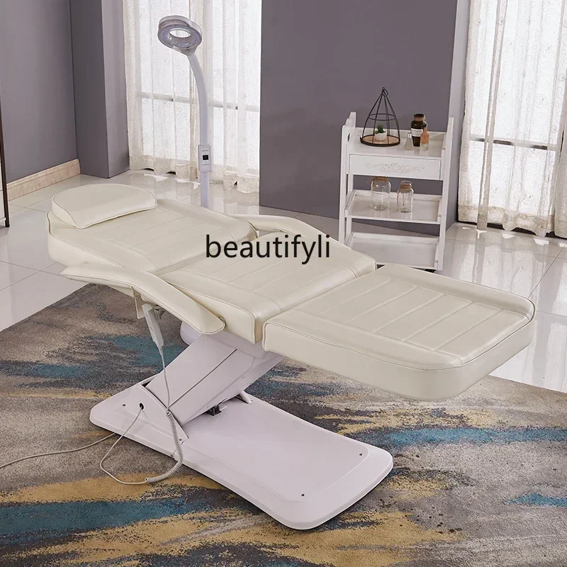 cn8350 LHY zq Folding Electric Beauty Bed Widened Beauty Salon Special Waterproof Tattoo Body Massage Physiotherapy Massage Bed