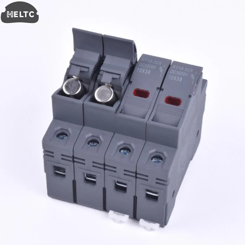DC1000V Fuse Photovoltaic Combiner Box Fuse10x38mm Fuse Core ZHPV-32 2p Holder High Breaking Capacity Fuses For Solar PV