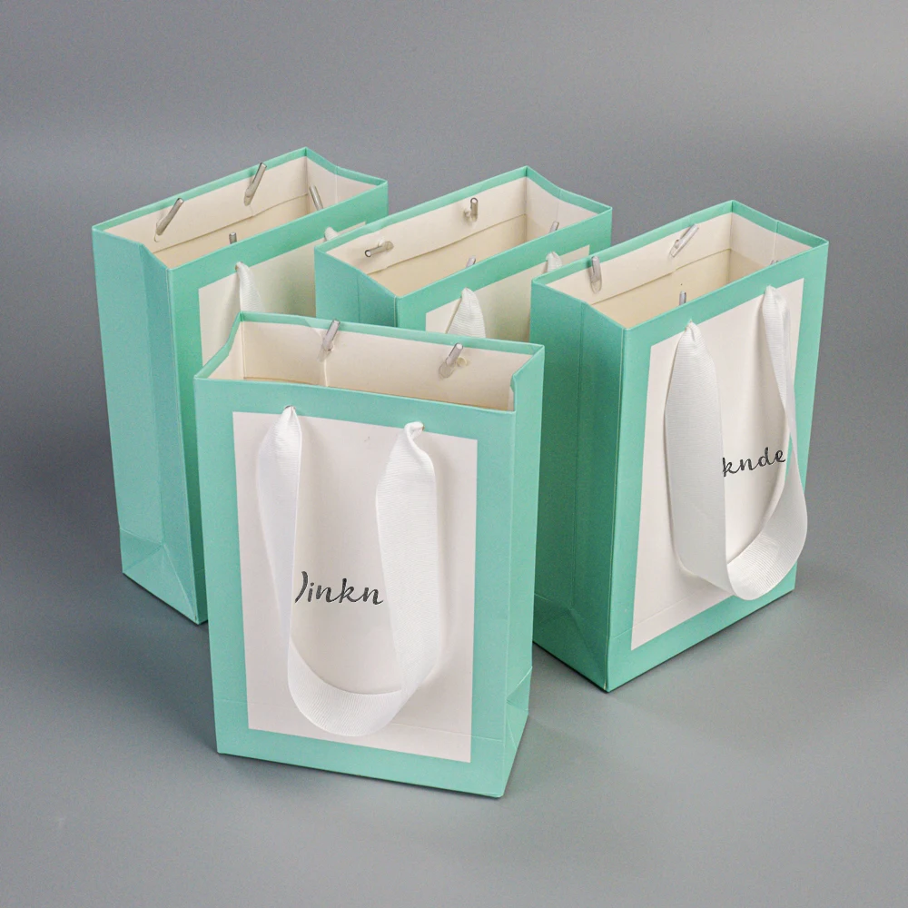 Бумажная подарочная сумка с логотипом на заказ, упаковочные сумки для ювелирных изделий, парфюмерные свечи, парик, сумки для покупок с ручкой для свадебной вечеринки