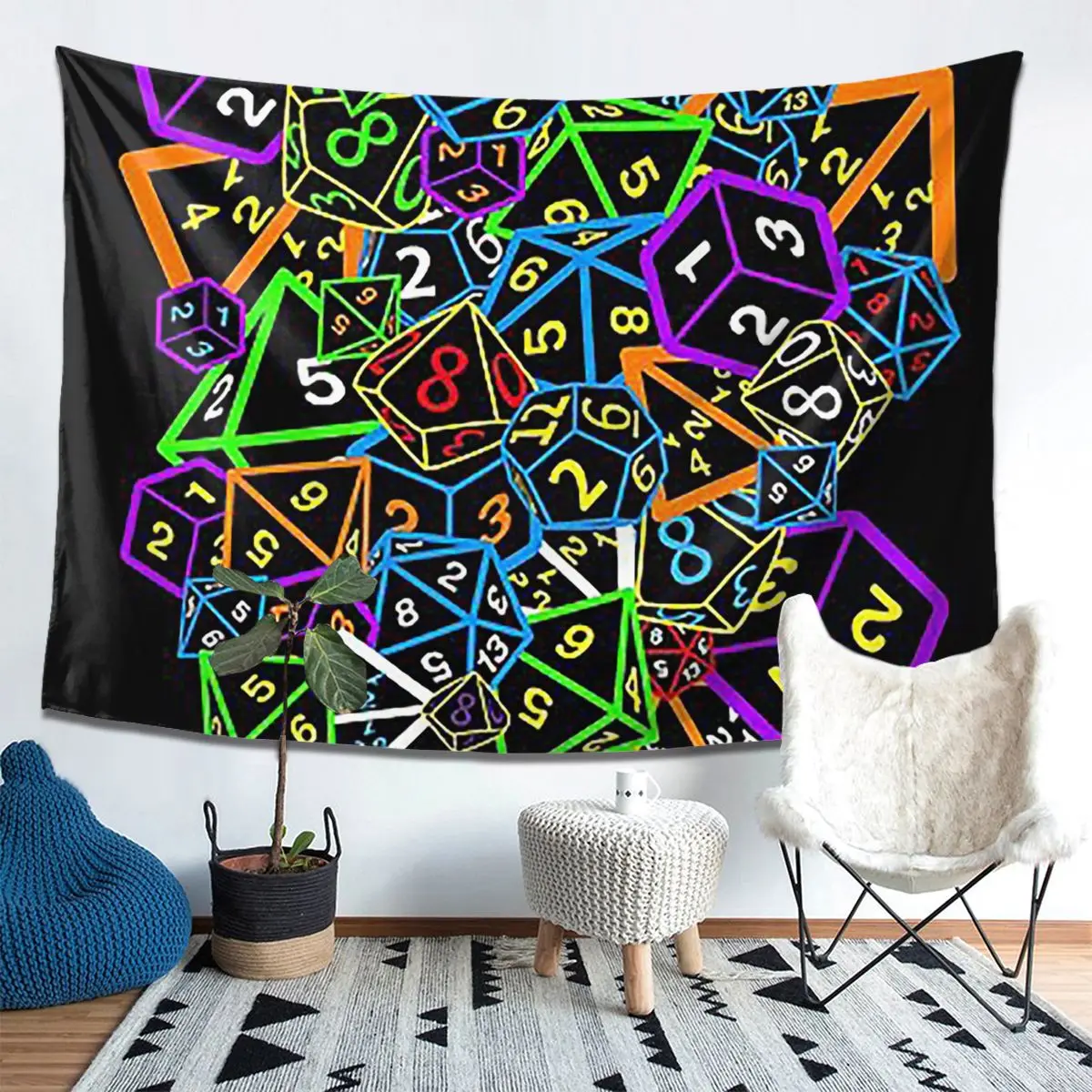 

D And D (Dungeons And Dragons) — это как я катаюсь! Гобелен Декор Искусство Эстетические Гобелены Домашняя Настенная Ткань Настенный Гобелен