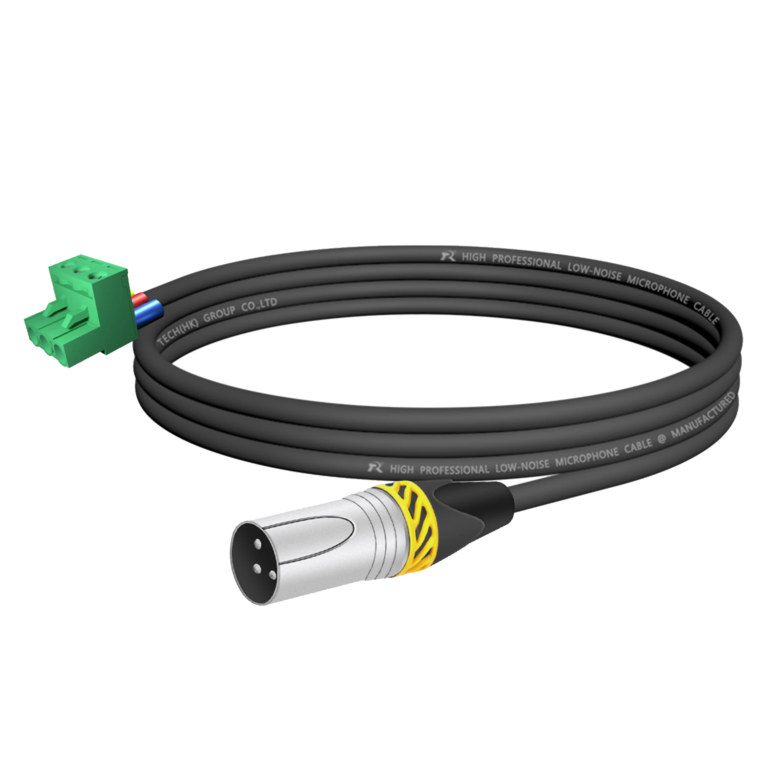 5,08mm 3-Pin Phoenix Terminal zu Direktanschluss 3P XLR-Stecker, Geräuscharmes Abgeschirmtes Mikrofonkabel für Stabile Audiosignalübertragung – Detail 2