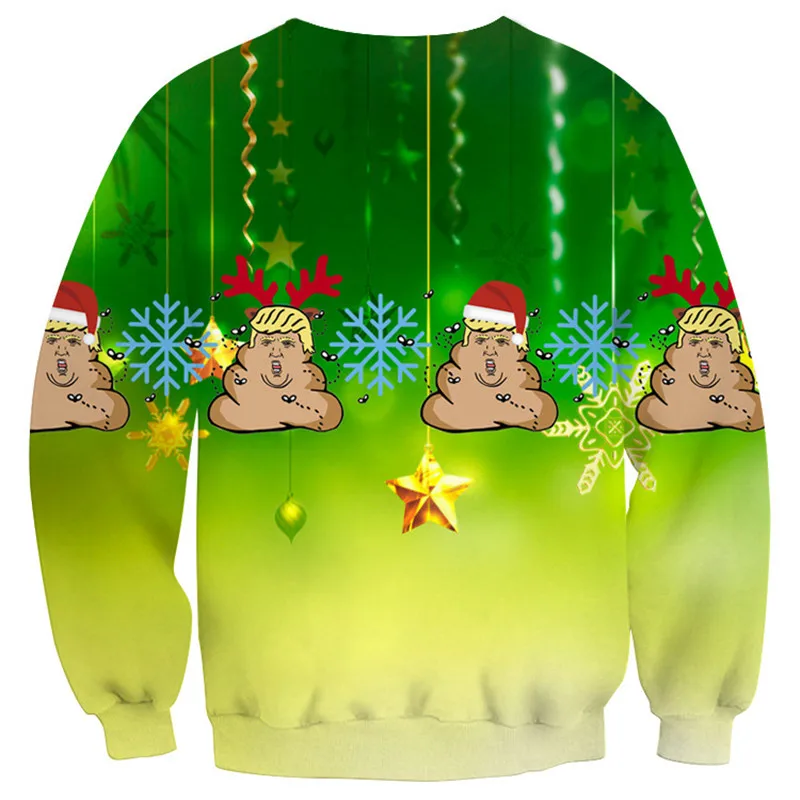 Lustige Gefälschte Weihnachten Pullover Unisex Männer Frauen Hässliche Weihnachten Pullover Für Ferien Santa Elf Pullover Herbst Winter Weihnachten