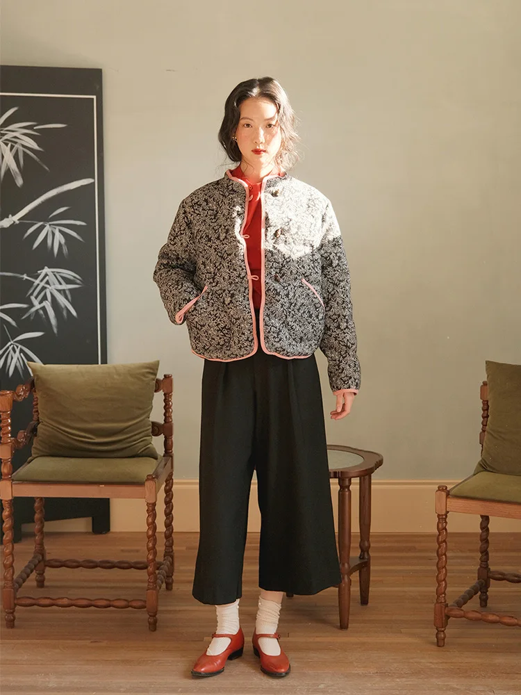 

Artistic National Sle MintCheese Girl 95 White Du down Double-Sided Wearable Comfortable Embroidered down Jaet