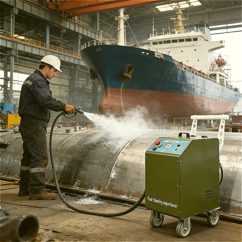 

Dry Ice Cleaning Machine Dry Ice Blaster Rust Removal Engine Carbon Cleaning Automotive Aerospace Mold Maintenance Customized