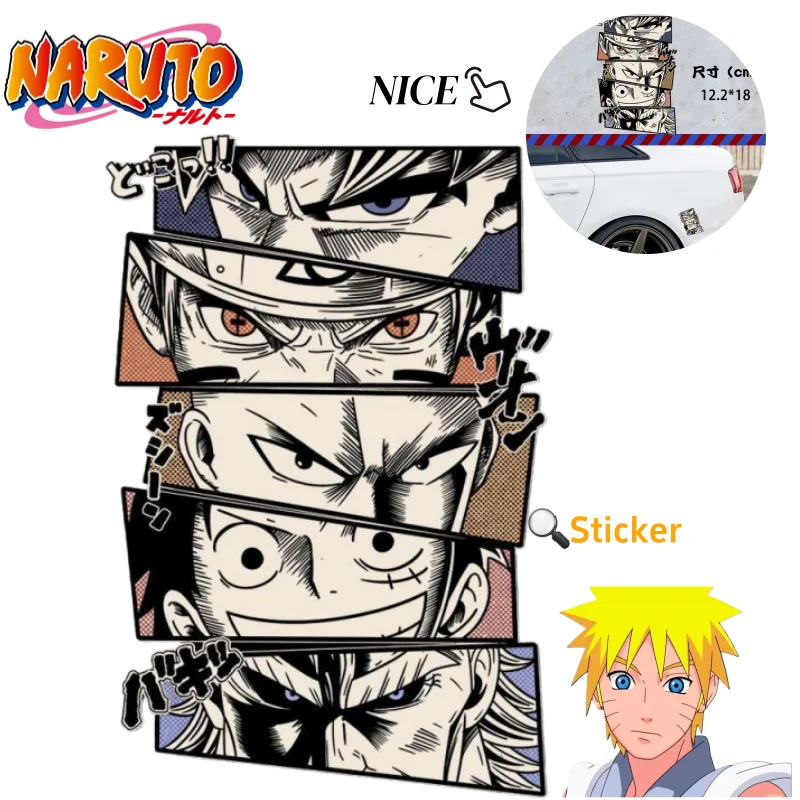 Sun Wukong Sun Wukong Naruto Uzumaki Creative High-Appearance Cool Cartoon Anime Character Decal for Electric Motorcycle Helmet
