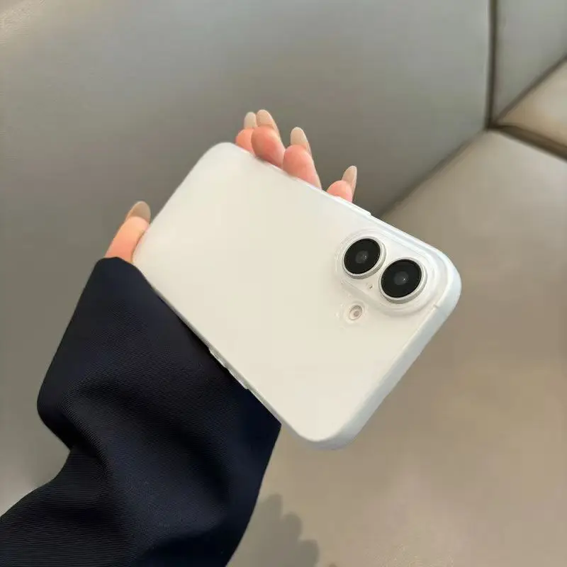 حافظة صلبة رفيعة للغاية من البولي بروبيلين لهاتف آيفون 17 16 15 14 13 12 mini 11 Pro X XR XS Max 16E 7 8 Plus SE غطاء نحيف مقاوم للصدمات