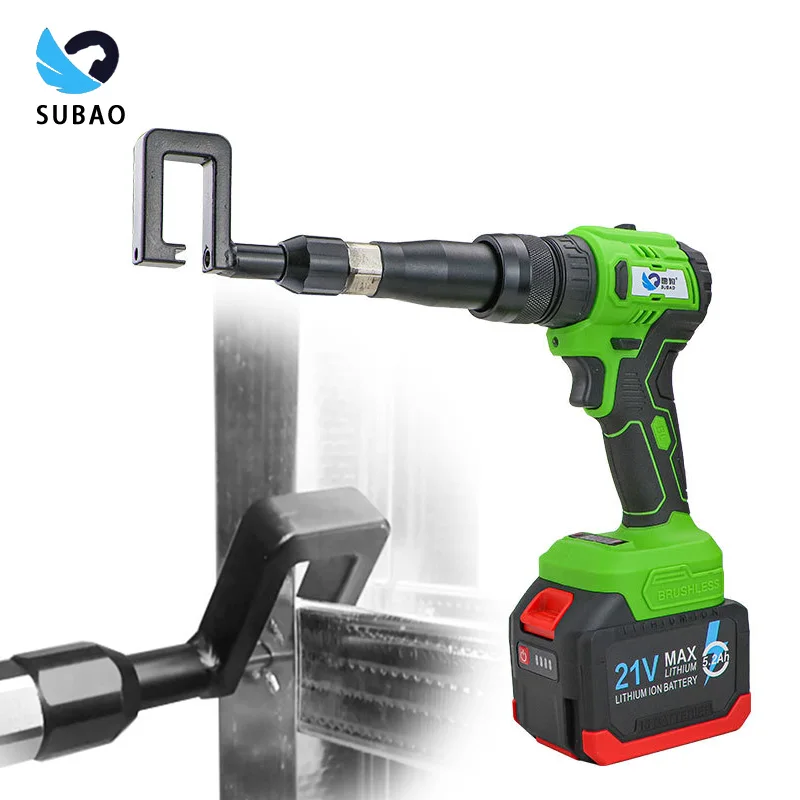 SUBAO GL8A GL9X Rechargeable keel pliers 21V Hole puncher Electric partition keel riveter Aluminum crimping tool