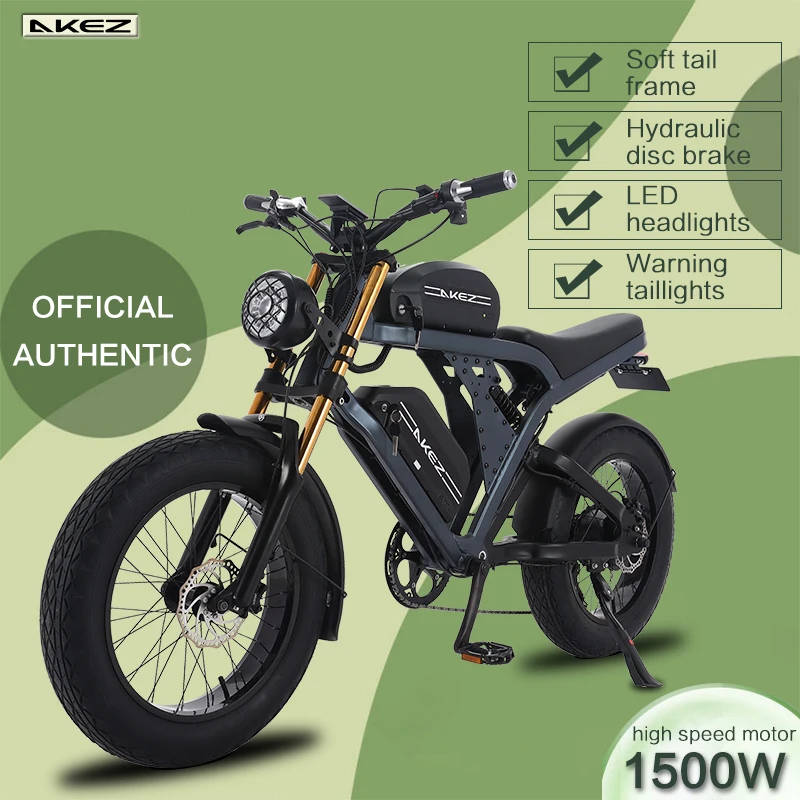 Electric Bicycle 1500W  2000W 4000W 48V High Power Electric Mountain Bike 36/41AH Dual Battery Electric Motorcycle adult E-bike