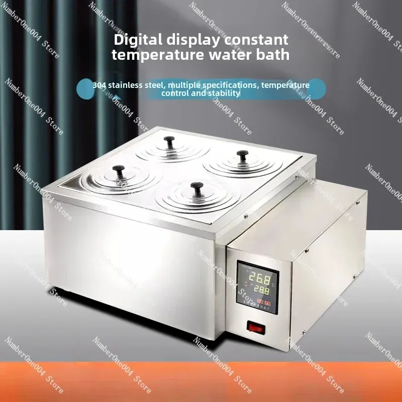 Huatong Constant Temperature Digital Display Water Bath Pot Laboratory Electric Heating Single Hole Double Hole Four Hole Six