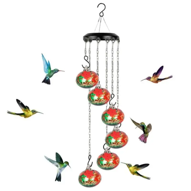 

Transparent Hummingbird Feeders Removable Plastic Hanging Bird Feeders With Hanging Wires Long-lasting Yard birds supplies