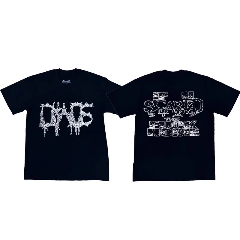 

2025 en Carson Chaos Tour If U Scared Tee Tour limited short sleeved T-shirt TX1474