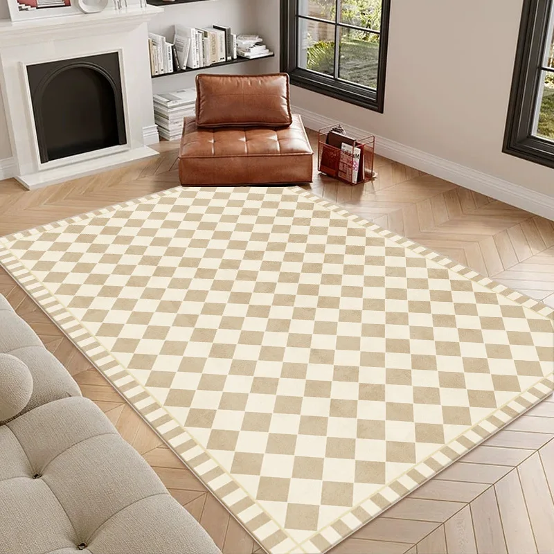 Geometric Rug Plush and Soft Comfort: Living Room, Bedroom, Walk-in Closet, Office, Dining Room, Playroom, Home Decor