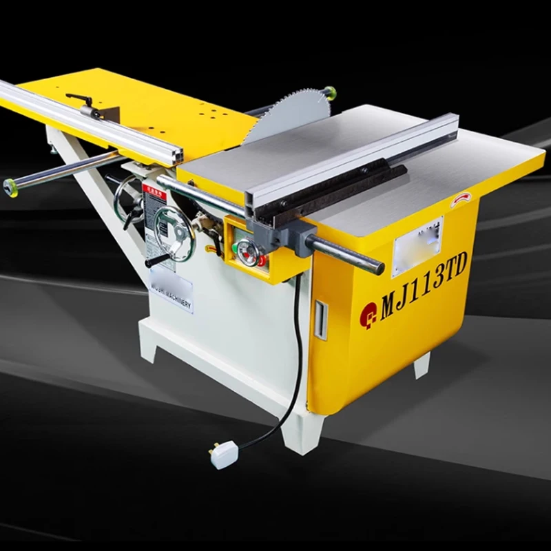 

45° Adjustable Portable Table Saw Woodworking Workbench Multifunctional Sliding Lifting Circular Saw