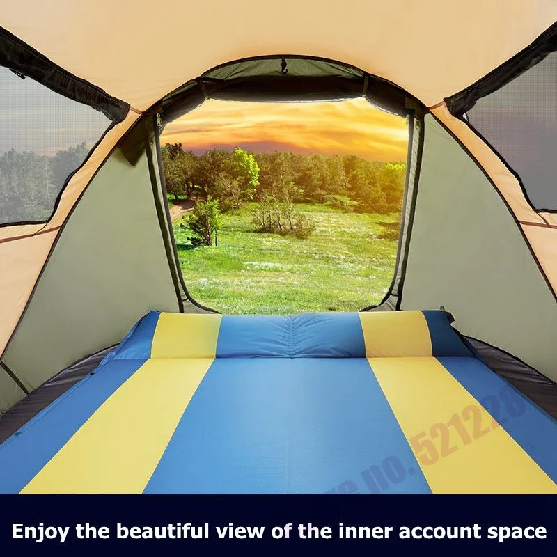 2-3 Person Fully Automatic Pop Up Car Self Driving Hiking Mountaineering Cycling Travel Family Party Beach Outdoor Camping Tent