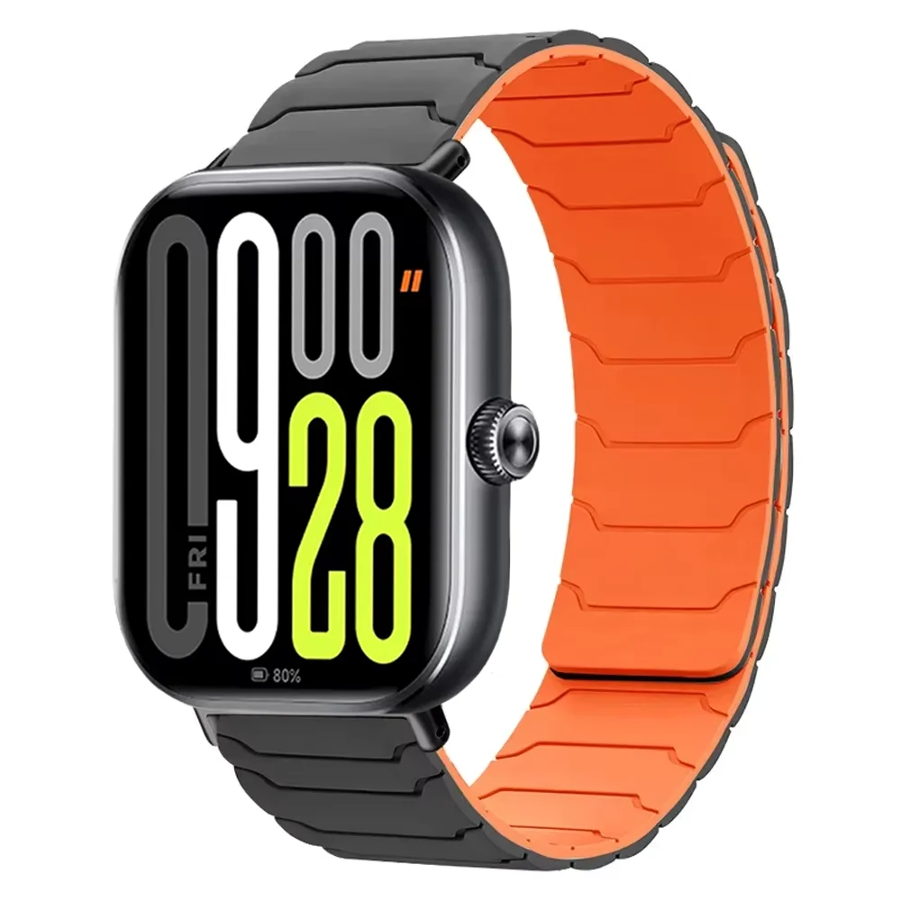 Sports Silicone Strap for Redmi Watch 6 5 4 Magnetic Comfortable Bracelet Wristband Xiaomi MiBand 9 Pro 8 Pro Belt Accessories