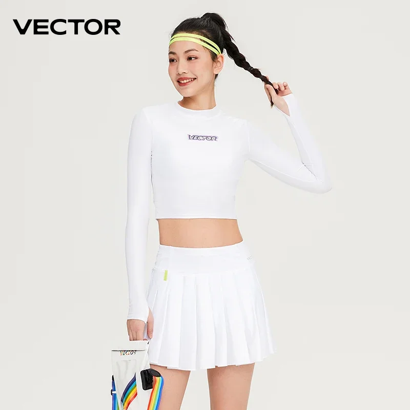 VECTOR Women Swimwear 2023 Girl rashguard Swimwear Set Beach Long Sleeve with Chest Cushion Quick Breathable Fishing Camping